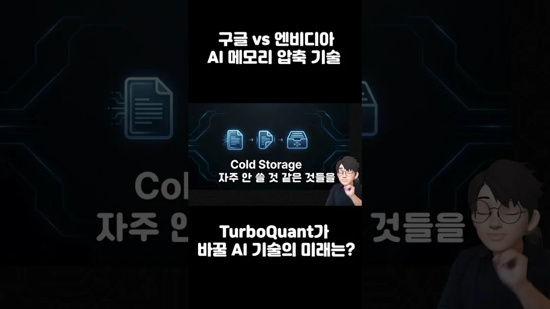 구글 AI 메모리 압축 기술 터보퀀트, 메모리 6배 줄인다?