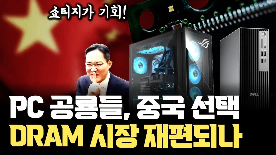 중국 DRAM 찾기 시작… 글로벌 PC 공룡들의 조용한 선택 | CXMT 수준, 메모리 부족이 만든 변화, DRAM 공급 구조는 어떻게 바뀌는가