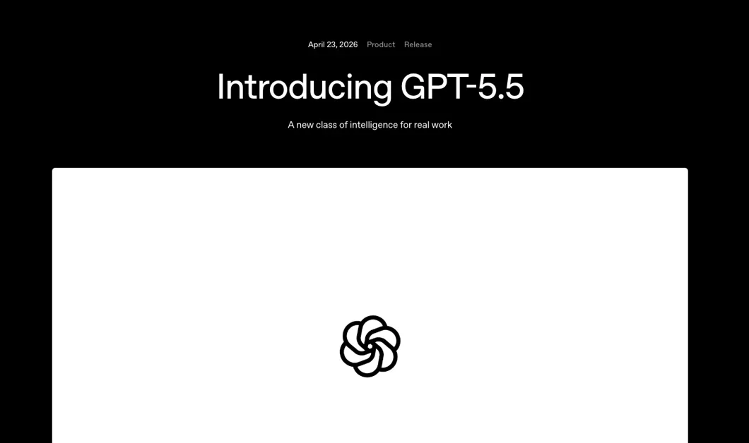 [릴리즈 노트] ‘더 적은 토큰으로 더 나은 결과’ 내는 GPT 5.5 공개
